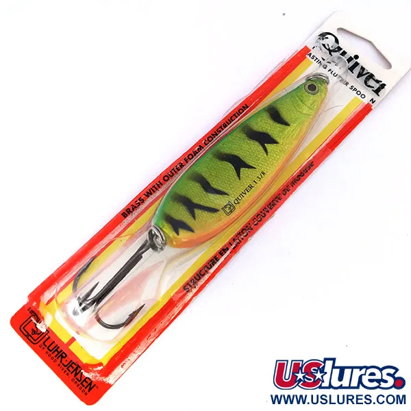 Luhr Jensen Quiver Blinker, Fire Tiger, 39g, Leuchtend, #10694