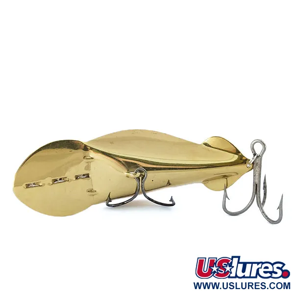 Buck Perry Spoonplug Blinker, Gold, 21g, 3 Einhängeösen, #10700