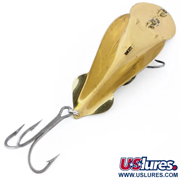Buck Perry Spoonplug Blinker, Gold, 21g, 3 Einhängeösen, #10700
