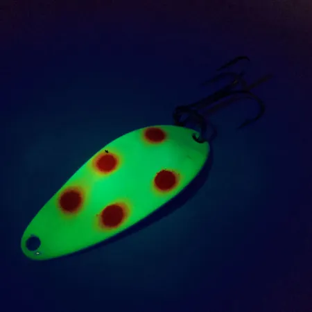 Seneca Little Cleo UV Blinker, Gelb/Rot/Nickel, 7g, UV-reaktiv, #10707