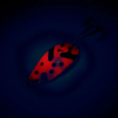 Acme Little Cleo Blinker, Rot / Schwarz / Nickel, 3,5g, UV, #10721