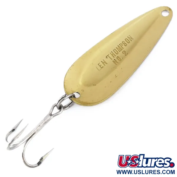 Len Thompson #2 Blinker, Gold, 28g, Klassisches Design, #10732