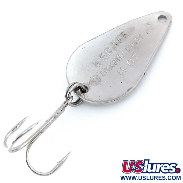 Atlantic Lures Karate Spoon Blinker, Silber, 14g, USA, #10785