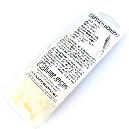 Luhr Jensen Crippled Herring Pilker, Gelb Schwarz, 42g, Smash Flash, #10788