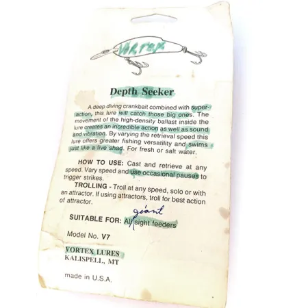 Vortex Lures Depth Seeker Tiefläufer, Red Tiger, 17g, Rasseln, #10792