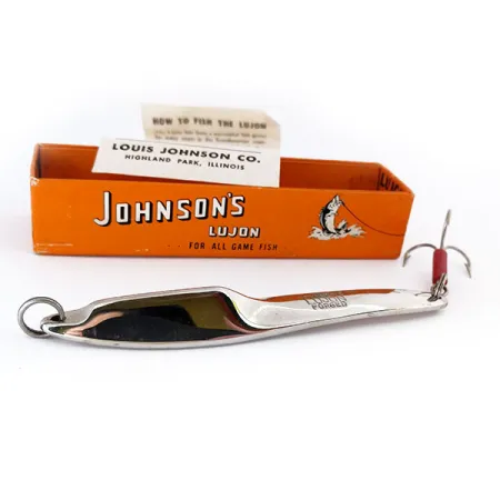 Johnson Lujon Jig Lure, Nickel, 70g, geschmiedeter Löffel, #10799