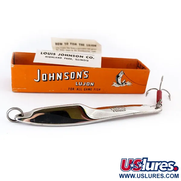 Johnson Lujon Jig Lure, Nickel, 70g, geschmiedeter Löffel, #10799