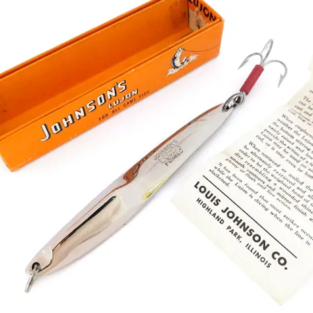 Johnson Lujon Jig Lure, Nickel, 70g, geschmiedeter Löffel, #10799