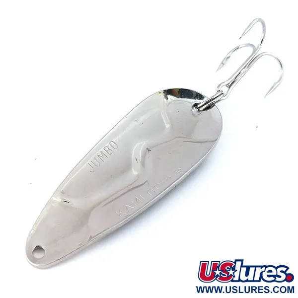 Acme Kamlooper Jumbo Blinker, Schwarz/Weiß/Nickel, 18g, Weitwurf, #10807