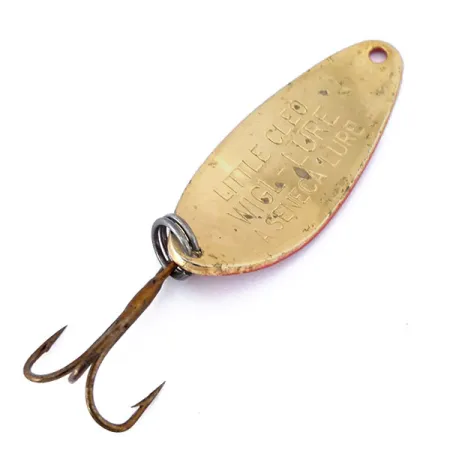 Seneca Little Cleo Blinker, Rot/Weiß/Gold, 7g, Vintage-Prägung, #10813