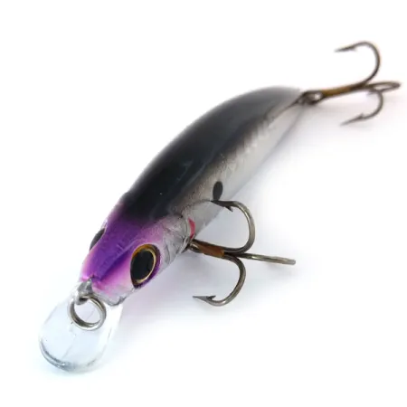Cotton Cordell 3.5 Minnow Wobbler, Rainbow Silver/Purple, 7g, #10830