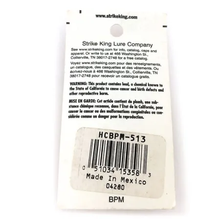 Strike King Bitsy Minnow Wobbler, Fire Tiger, 3,5g, Rasseln, #10842