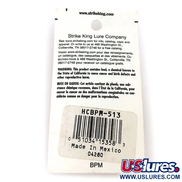 Strike King Bitsy Minnow Wobbler, Fire Tiger, 3,5g, Rasseln, #10842