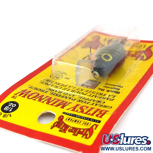 Strike King Bitsy Minnow Wobbler, Fire Tiger, 3,5g, Rasseln, #10842