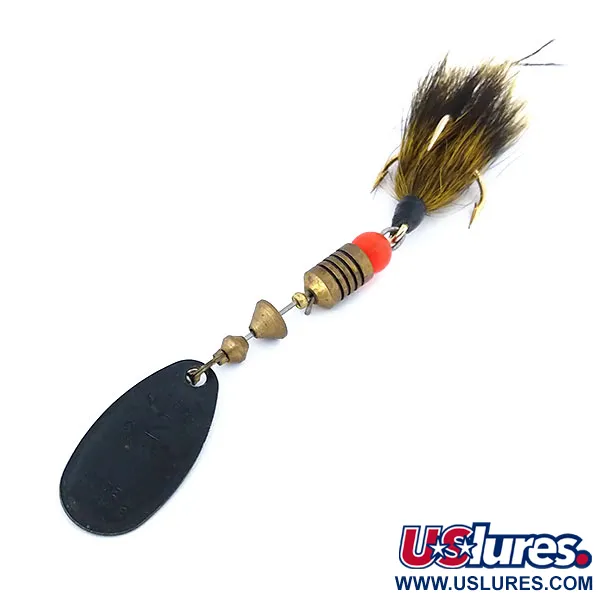 Mepps Black Fury 2 Dressed Spinner, Schwarz/Grün, 4.7g, Dekor, #10846