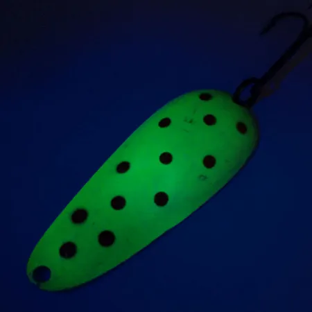 Nebco Aqua Spoon UV Blinker, Gelb/Rot/Nickel, 17g, UV-aktiv, #10859