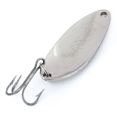 Dardevle Devle Dog 5200 Blinker, Nickel, 7g, Vintage, #10877