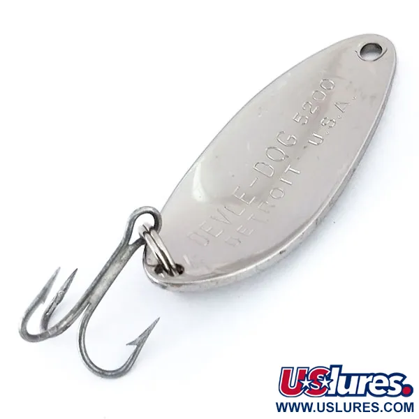 Dardevle Devle Dog 5200 Blinker, Nickel, 7g, Vintage, #10877