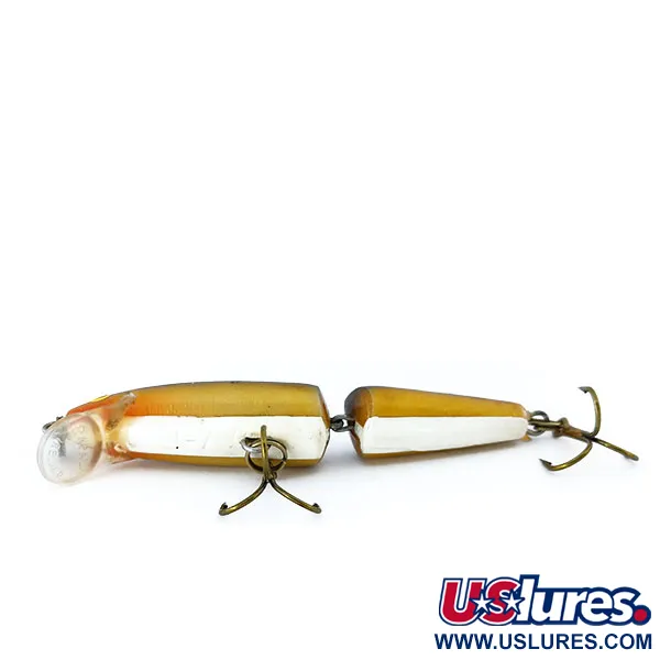Rapala Jointed J7 Geteilter Wobbler, G (Gold), 4g, Balsa, #10887