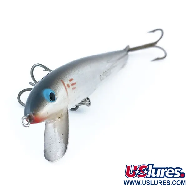 Cotton Cordell Red Fin Wobbler, Silver, 9g, Metall-Lippe, #10894