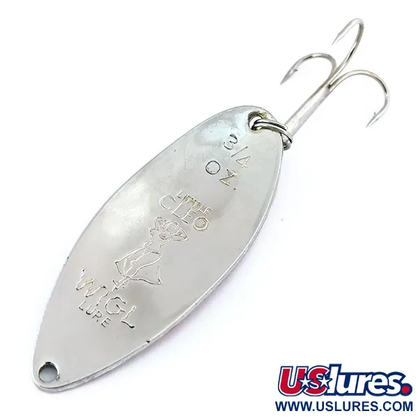 Seneca Little Cleo (Hula Girl) Blinker, Nickel / Rot, 21g, #10896