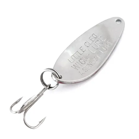 Seneca Little Cleo Blinker, Nickel / Rot, 7g, WIGL-LURE, #10917