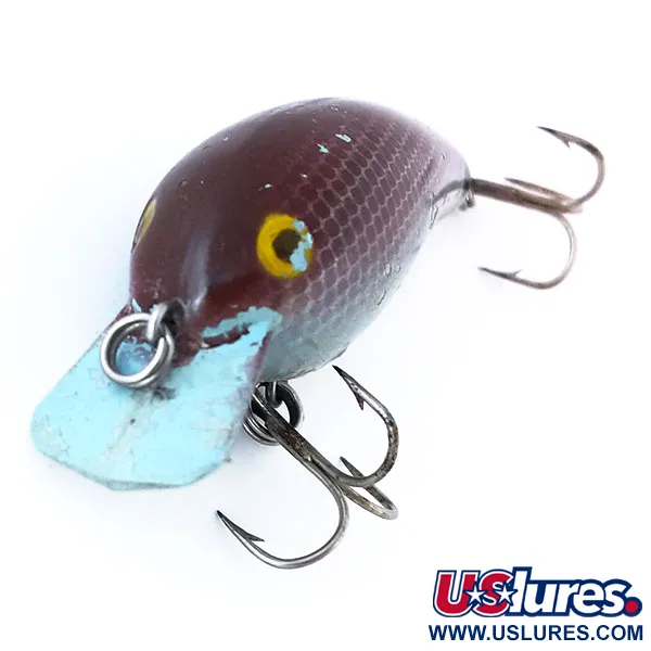 Cotton Cordell Big O Crankbait, Braun / Hellblau, 7g, Rassel, #10919