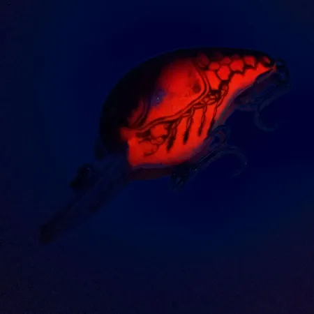 Bomber Fat A B05F UV Crankbait, Orange Craw, 10g, UV-aktiv, #10921