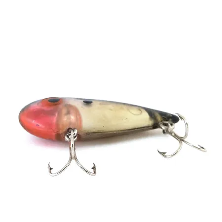 Bomber Pinfish Hard Knock Lipless Crankbait, Black Red, 12g, #10924