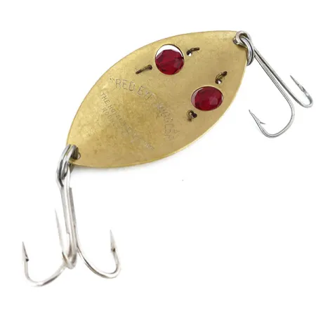 Hofschneider Red Eye Wiggler Blinker, Gold/Rot, 25g, Glasperlen, #10928