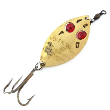 Hofschneider Red Eye junior Blinker, Gold / Rot, 13g, Glaskugeln, #10929