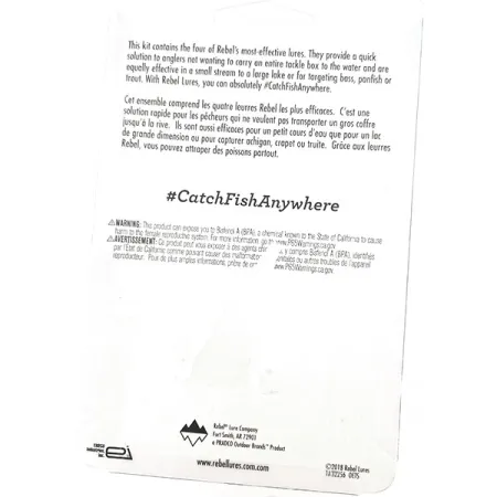 Rebel Ultralight Kit Wobbler-Set, Fire Tiger, 4 Köder, #10944