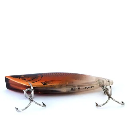 Bite Lite Viper Lipless Sinkender Wobbler, Braun/Orange, 17g, LED, #10954