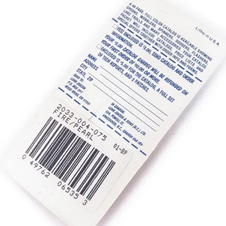 Luhr Jensen Pro Trout 4 UV Spinner, Fire Pearl, 8g, UV-Finish, #10979