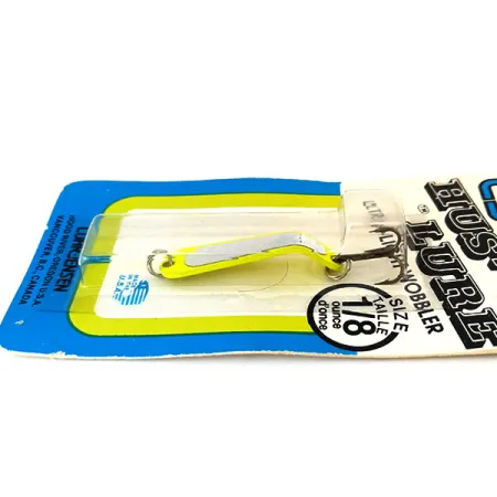Luhr Jensen Hus-Lure UV Blinker, Silber/Chartreuse, 4g, UV, #10980