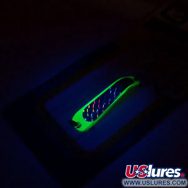 Luhr Jensen Hus-Lure UV Blinker, Silber/Chartreuse, 4g, UV, #10980