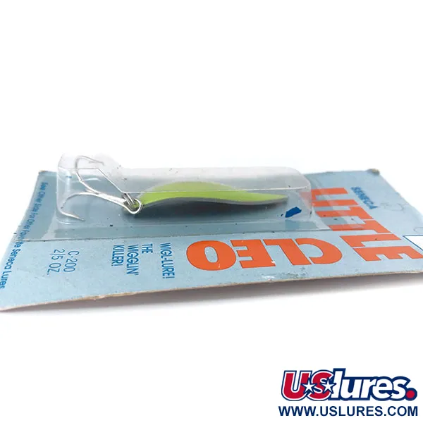 Seneca Little Cleo (Hula Girl) UV Blinker, Nickel/Grün, 14g, #10981