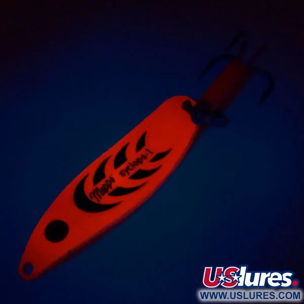 Mepps Syclops 1 UV Blinker, Fire Orange, 12g, UV-aktiv, #10987