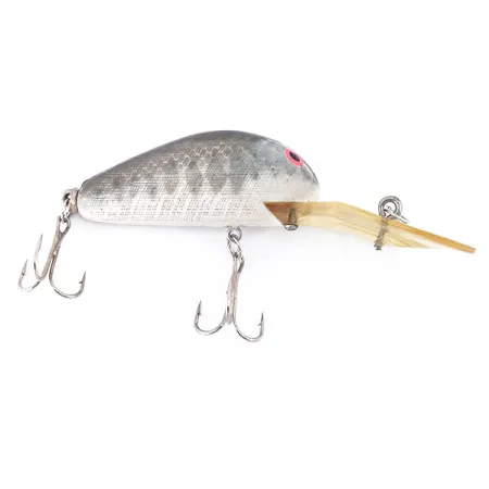 Norman Norman Vintage Crankbait, Grau, 10g, Schuppenmuster, #10994