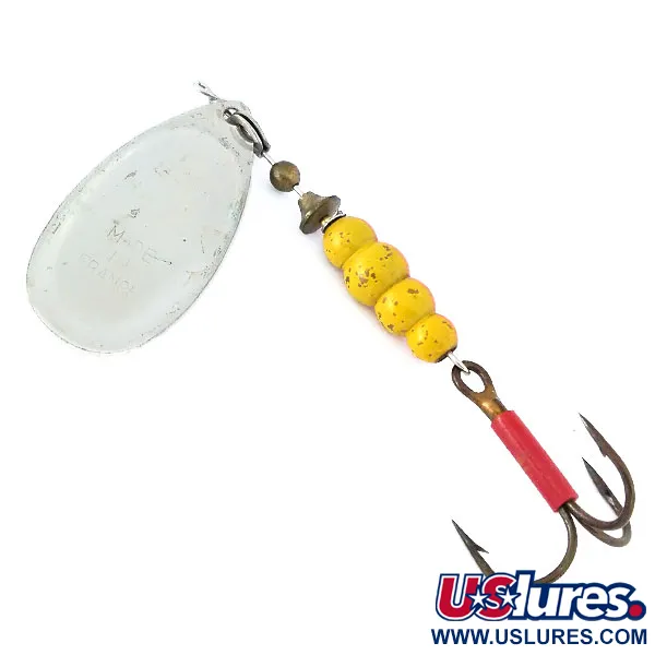 Mepps Aglia 5 Spinner, Silber, 14g, Vintage-Sammlerstück, #11019