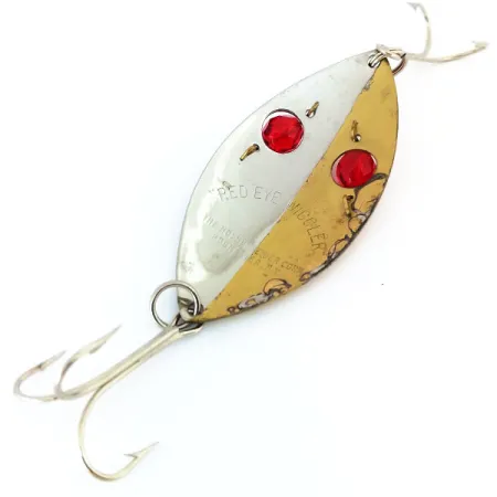 Hofschneider Red Eye Wiggler Blinker, Gold/Nickel, 25g, rote Augen, #11025