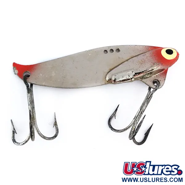 Heddon Sonar 433 Blade Bait, Nickel / Rot, 14g, 3 Einhängepunkte, #11052