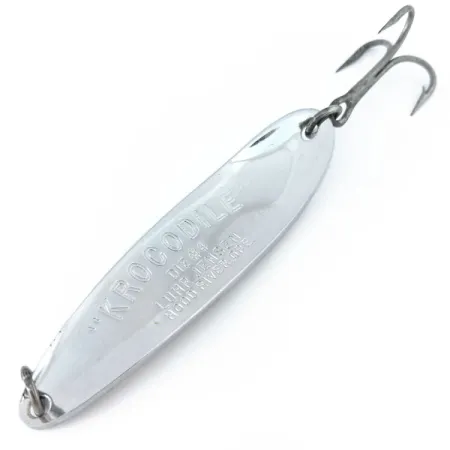 Luhr Jensen Krocodile Die #4 Blinker, Nickel, 19g, Weitwurf, #11054