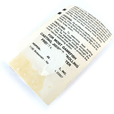 Hopkins Shorty Jig Lure Blinker, Gehämmertes Gold, 21g, Vintage, #11072