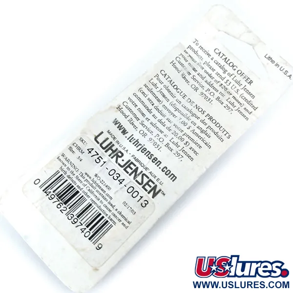 Luhr Jensen Crippled Herring Pilker, Silber, 21g, Einzelhaken, #11073