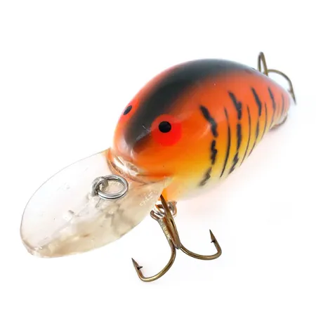 Bomber Fat A B05F Crankbait, Red Tiger, 10g, Schwimmend, #11083