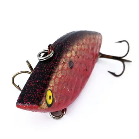 Strike King Diamond Shad Lipless Crankbait, Dunkelrot, 14g, Vintage, #11089