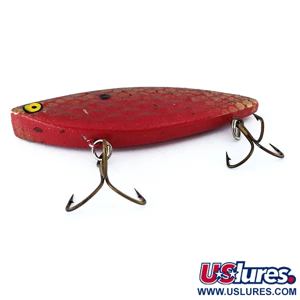 Strike King Diamond Shad Lipless Crankbait, Dunkelrot, 14g, Vintage, #11089