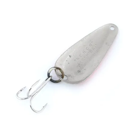 Nebco FlashBait 366 Blinker, Rot/Weiß/Nickel, 1,9g, Vintage, #11092