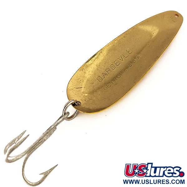 Eppinger Dardevle Blinker, Gelb Rote Rauten, 28g, Vintage, #11124